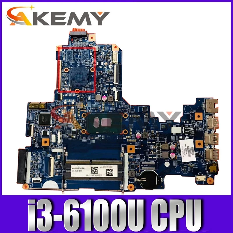 

Материнская плата Akemy 859036-601 для ноутбука HP 17-X 17T-X 17-X115DX, материнская плата для ноутбука 15289-2 448.08E01.0021 с фото