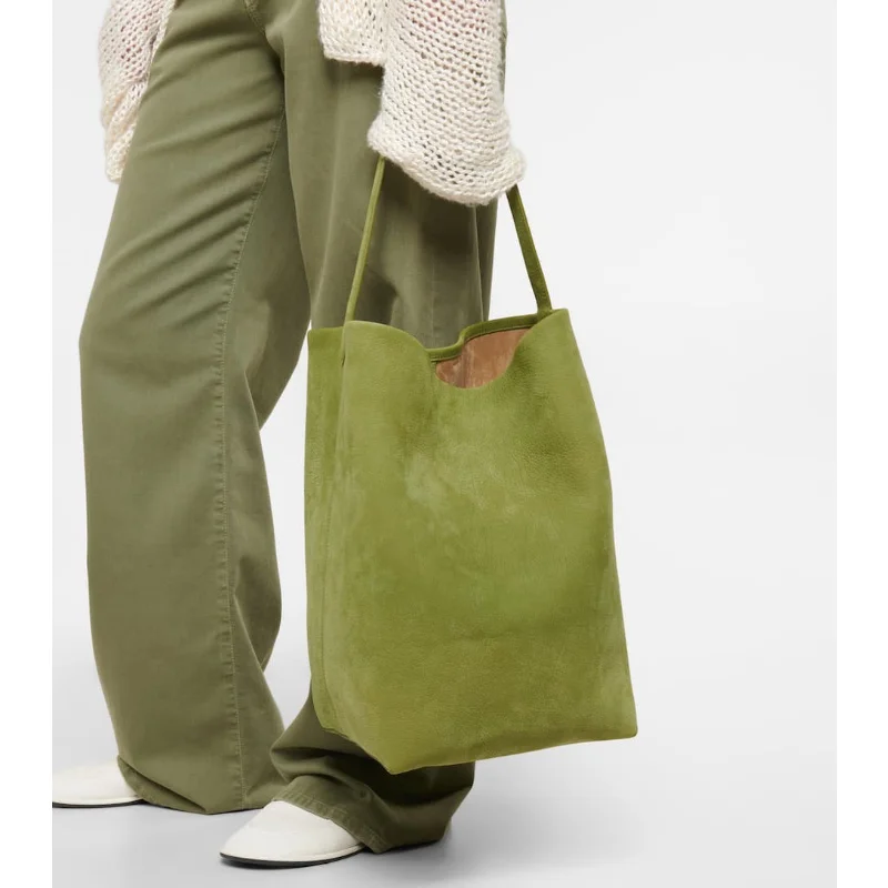 

Large N/S Park Tote In Chamois Head Layer the Ccowhide Single row Shoulder Bag