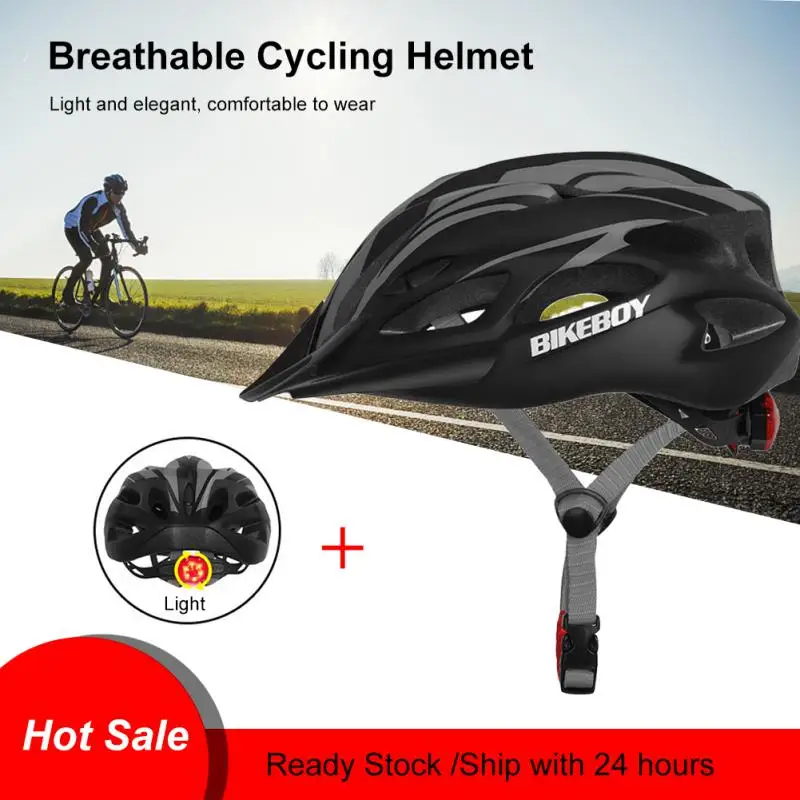 

NEW Cycling Helmet Ultralight Comfortable Adjustable MTB Bicycle Helmet With Light Mountain Bike Sport Special Capacete Ciclismo