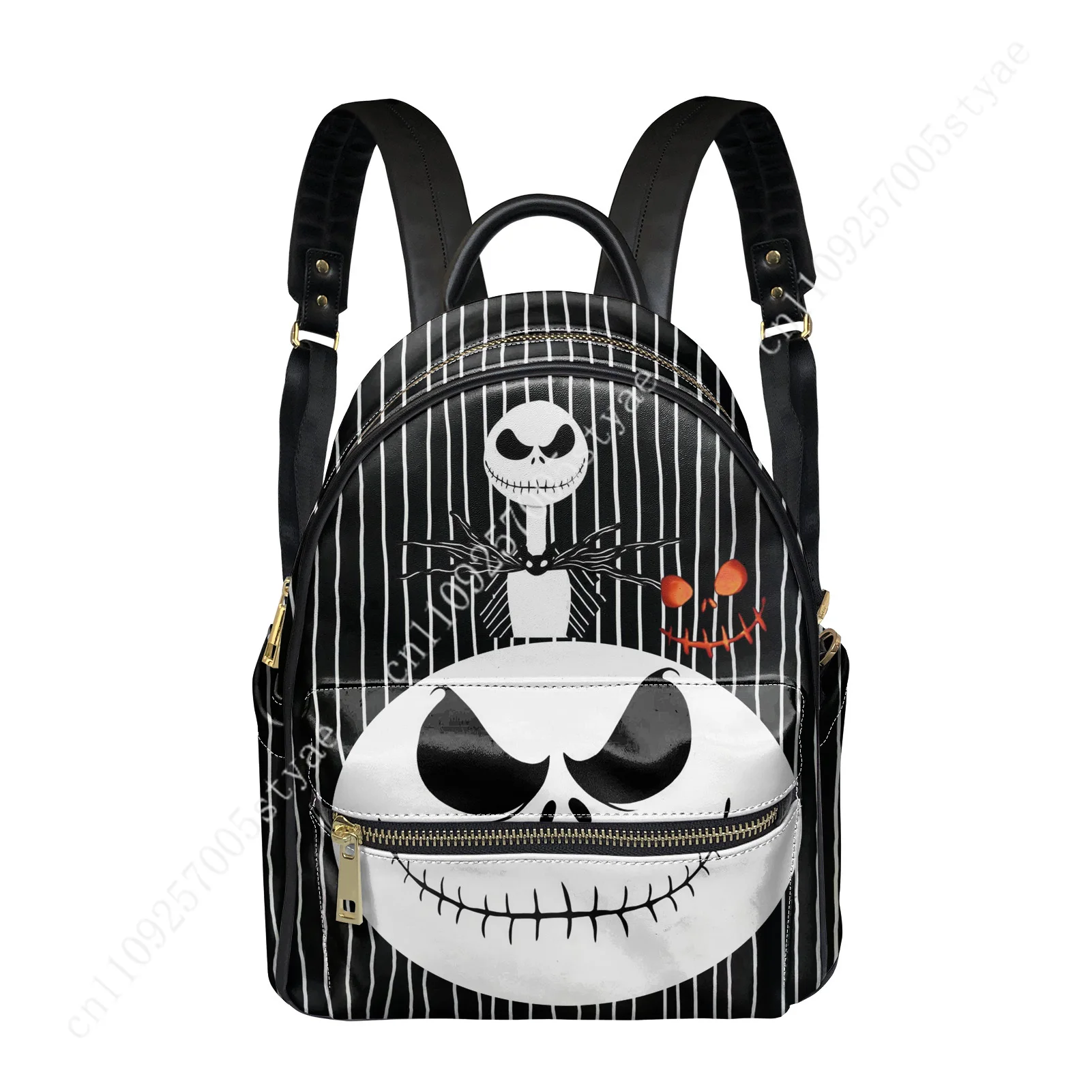 Фото Рюкзак Disney Jack Skellington Christmas Nightmare для женщин и мужчин, сумка на два плеча, деловая дорожная сумка, рюкзак для книг, подарочный рюкзак на каждый день №4