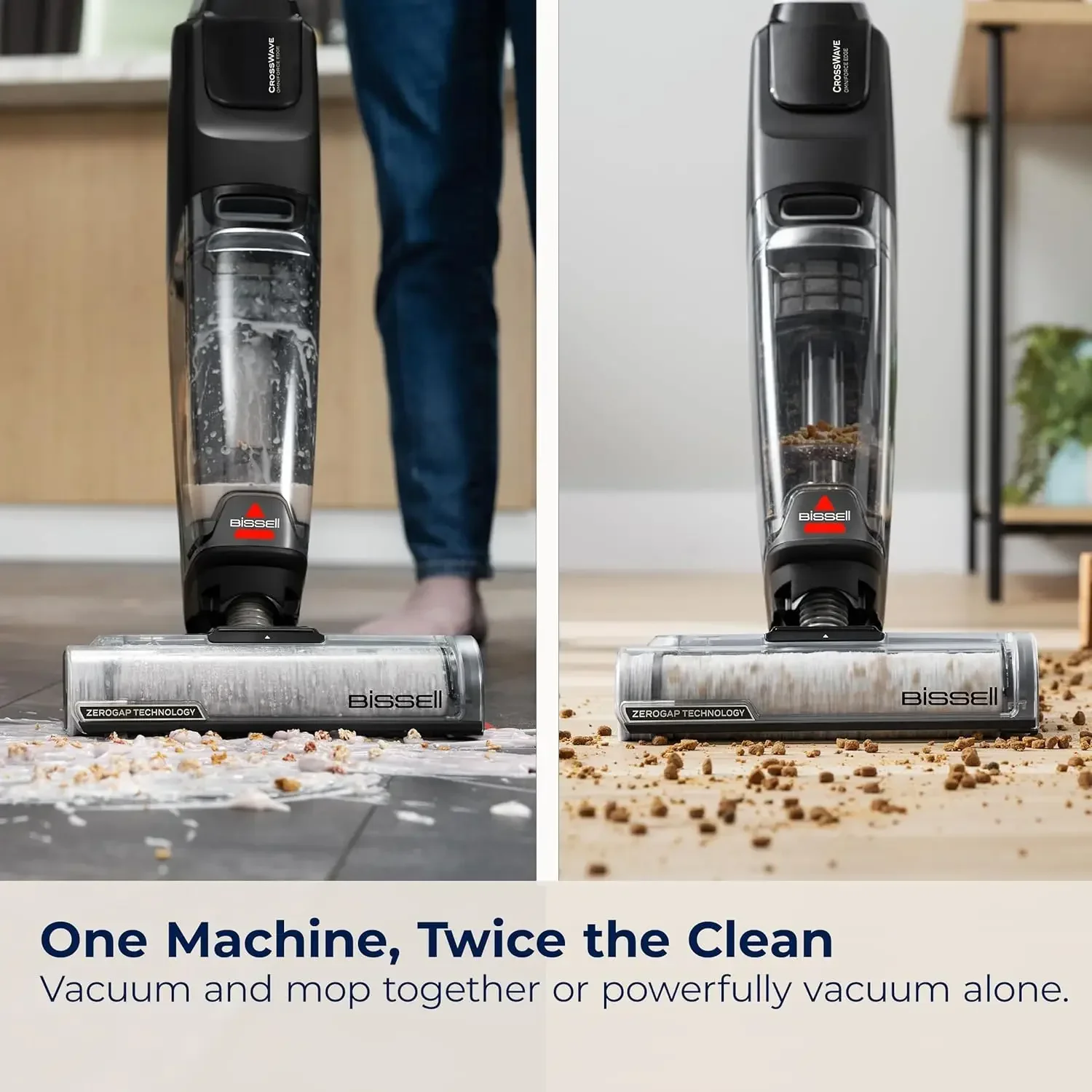 Bissell Cordless Wet Dry Vac CrossWave OmniForce Edge Многоповерхностное средство для мытья полов черный