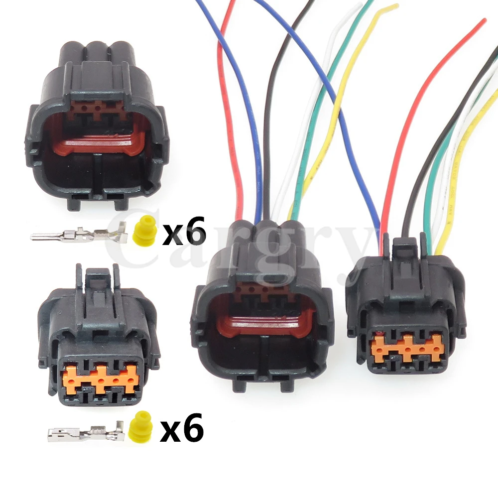 1 комплект 6P 6185-1173 детской автомобильной подсветки, Электрический проводной разъем, автомобильная водонепроницаемая розетка для Nissan 6185-5175 6188-5539
