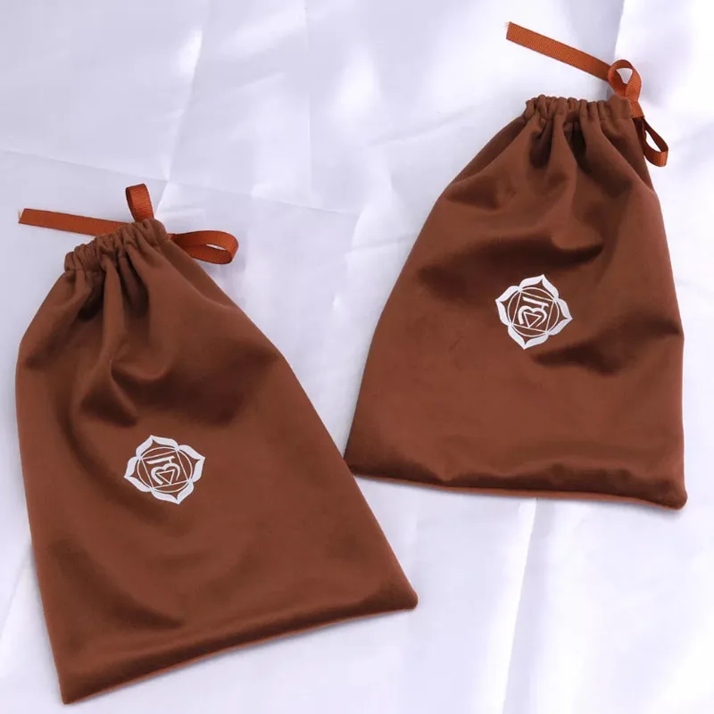 

Coffee Velvet Gift Bags 7x9cm 8x10cm 9x12cm 10x15cm 13x17cm pack of 50 Jewelry Drawstring Pouches Underwear Hair Makeup Sack