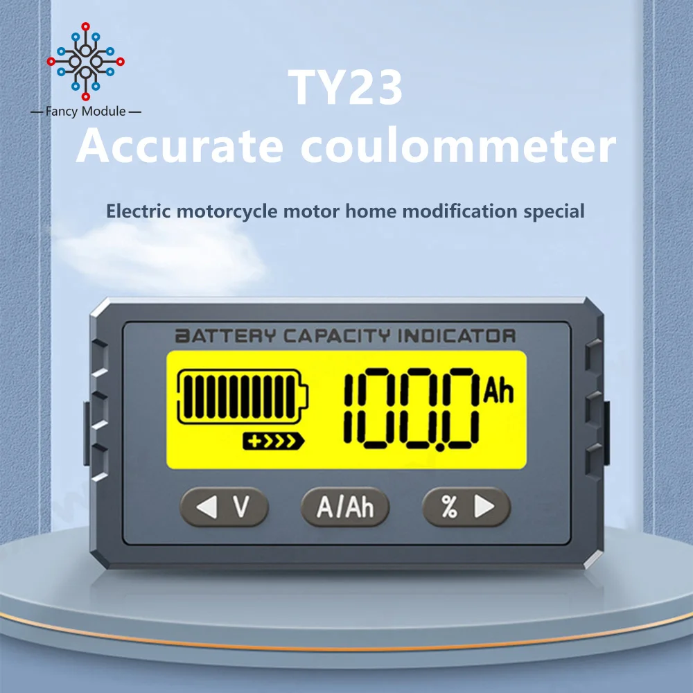 

8-120V 50A 100A Battery Tester Coulometer Li-ion Lifepo4 Battery Capacity Indicator Voltmeter Voltage Current Capacity Detector