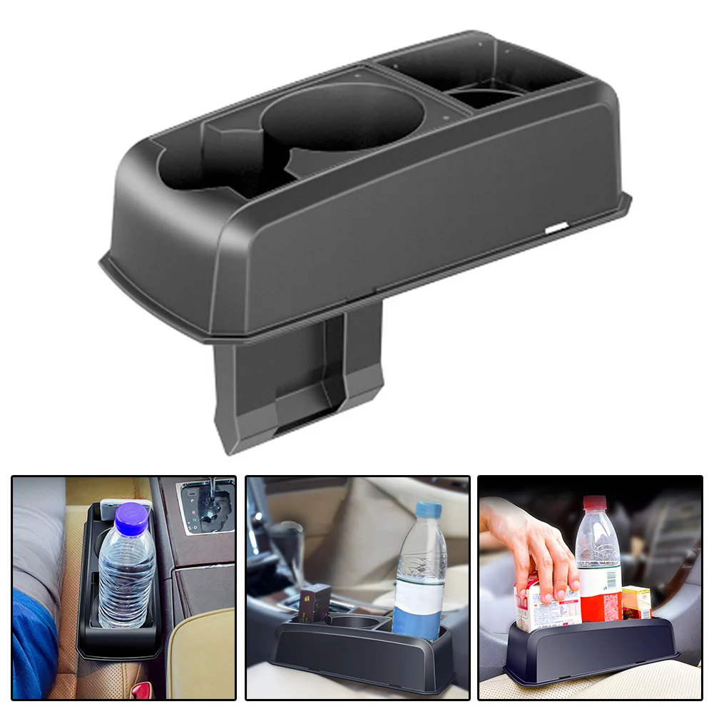

Base Holder Water Car Drink Seat Gap Mount Tray Bracket Black 72mm Detachable Bottle