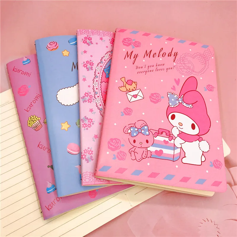 

Girl Cute Diary Kawaii Learning Stationery Sanrio Anime My Melody Cinnamoroll Kuromi Cute Cartoon Notepad Girl Gift Bestie Diary