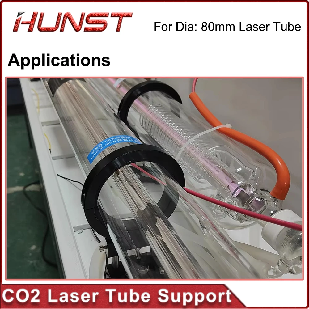 Подставка для лазерной трубки HUNST Co2 алюминиевый держатель диаметром 80 мм станка