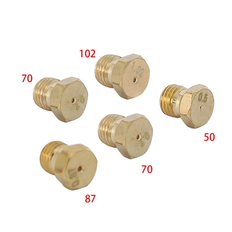 

M6*0.75 Hob Injectors Propane Gas Burners LPG Conversion Kit Jets Nozzles 50 70 70 87 102 Size for Propane G30, Butane G31