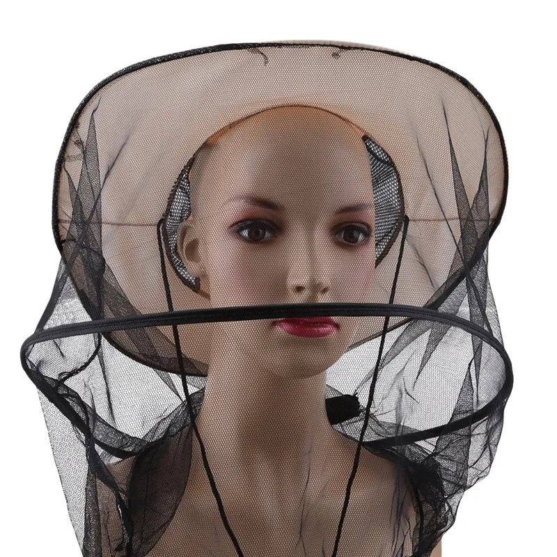 

Camouflage Fishing Hat Beekeeping Insects Mosquito Net Prevention Cap Mesh Fishing Cap Outdoor Sunshade Lone Neck Head Cover