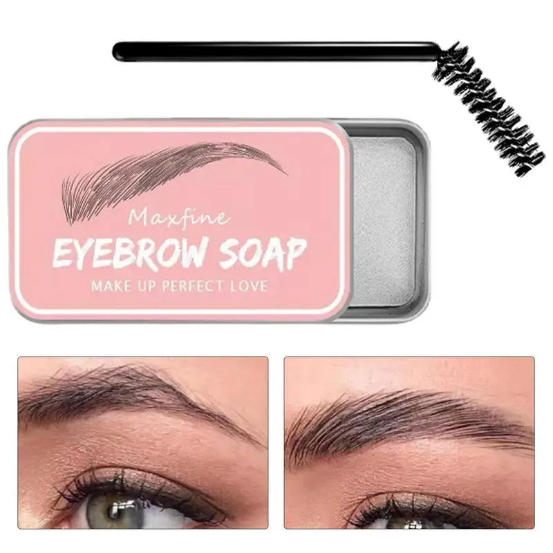 

1Pc Eyebrow 3D Styling Soap Eyebrow Enhancers Long-lasting Waterproof Colorless Transparent Eyebrow Shaping Gel Brows Wax Makeup