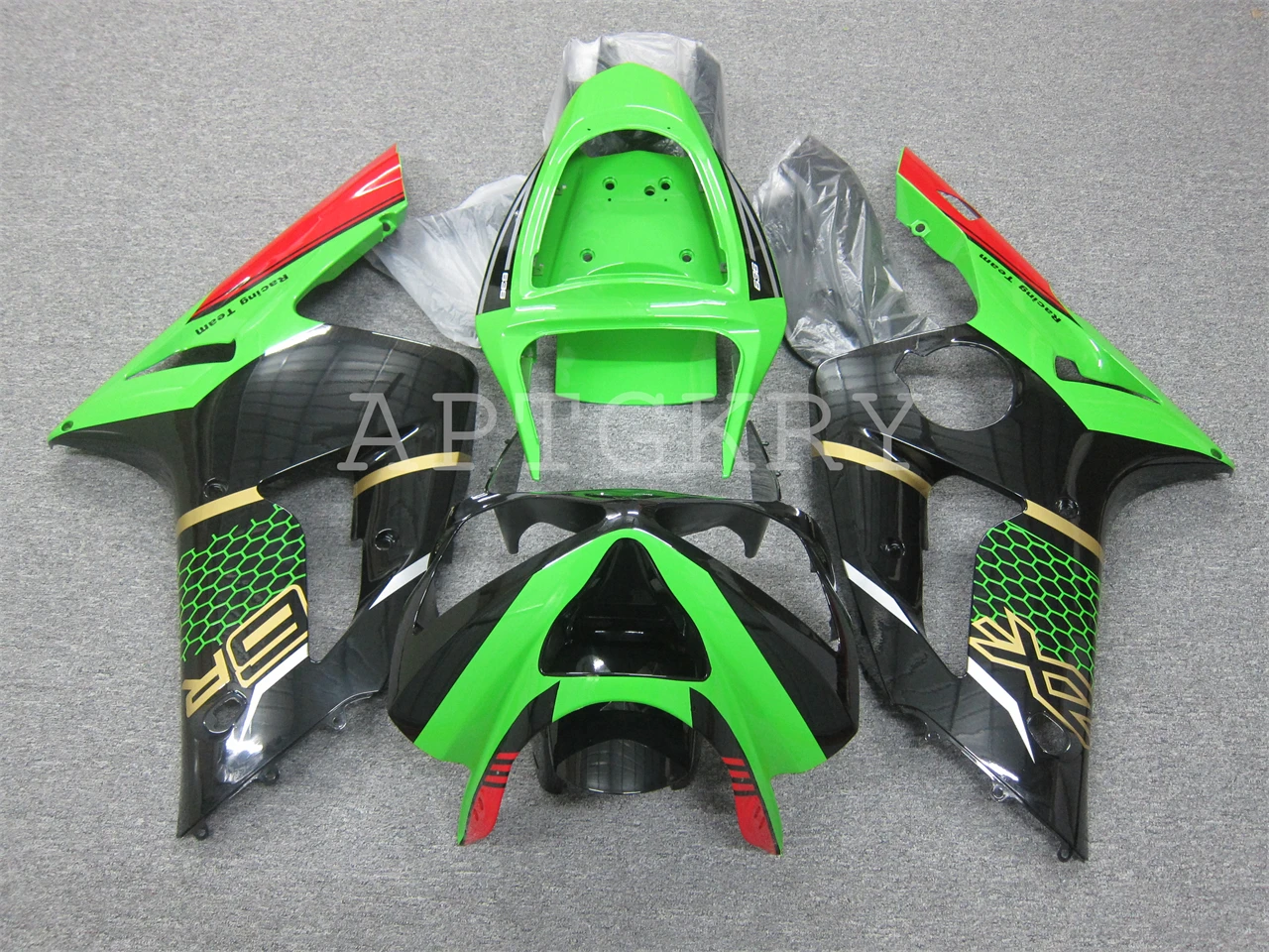 

New ABS Motorcycle Fairings kit Fit For Kawasaki Ninja ZX6R 636 ZX-6R 2003 2004 03 04 600cc Bodywork Set Custom Green