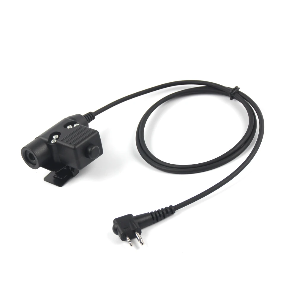 Walkie Talkie Radio Tactical Headset Adapter U94 PTT for Motorola GP-88 GP-2000 YEASU Radio
