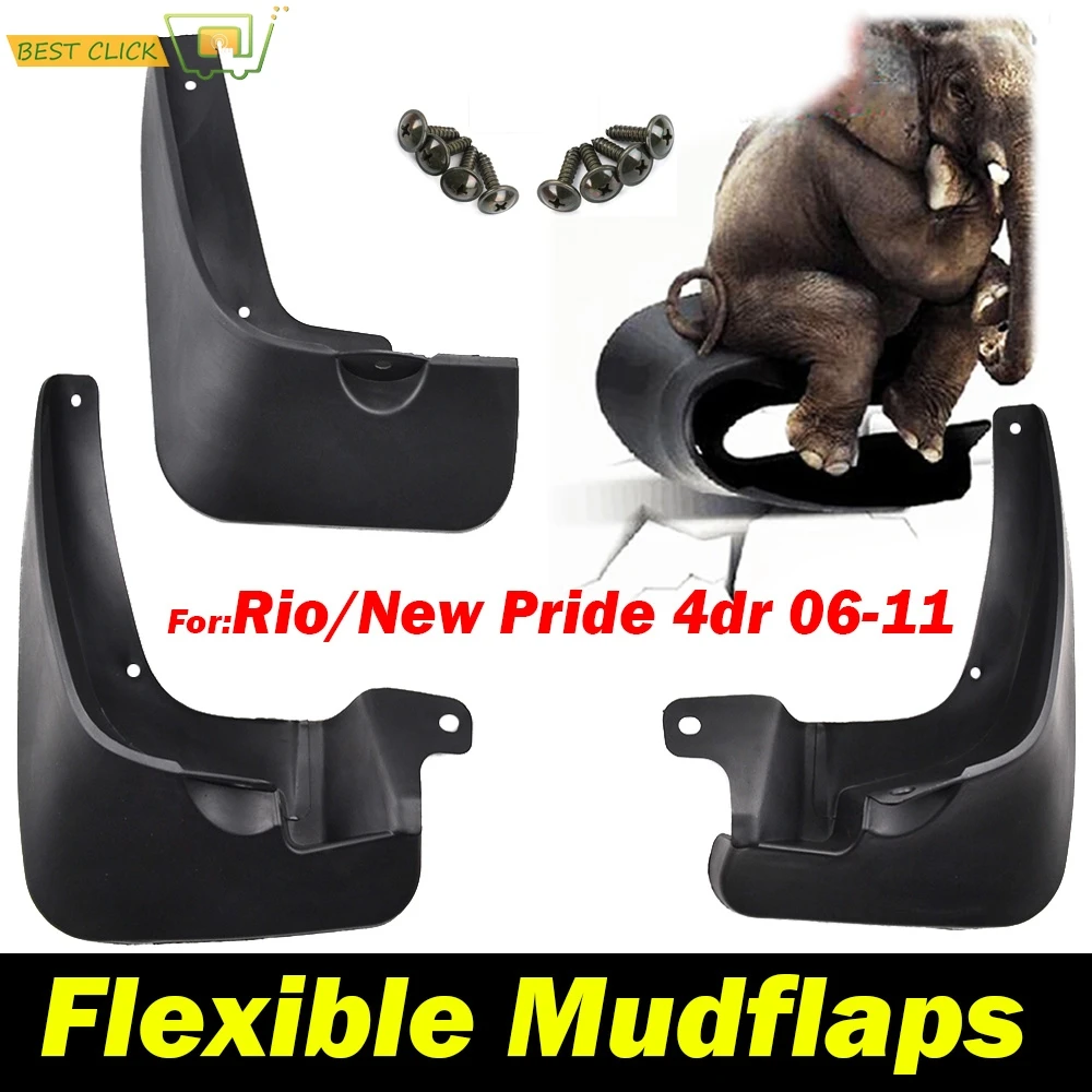 

OE-стилированные автомобильные брызговики для Kia Rio Sedan 2006 2007 2008 2009 2010 2011, брызговики, брызговики, аксессуары