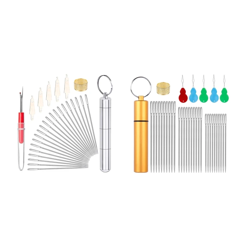 

Professional Big Eye Embroidery Needles Premium Hand Sewing Needles for Home