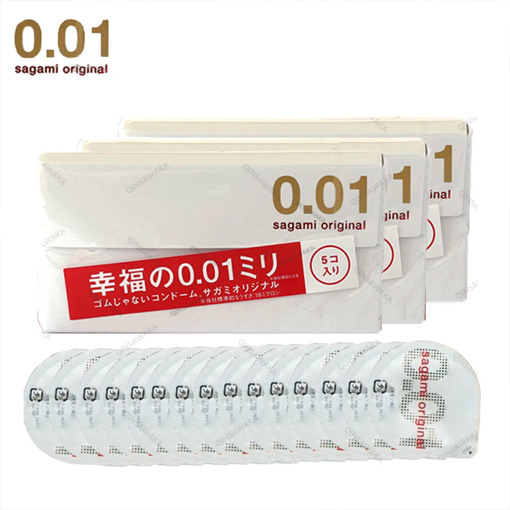 Sagami 001 ультратонкие презервативы без латекса размер М