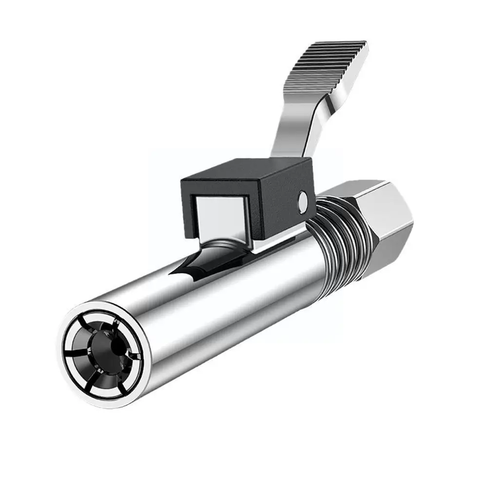 

Сцепка для смазочного пистолета, БЫСТРОРАЗЪЕМНАЯ насадка, сверхмощная передача, Модернизированная версия без смазки, Двойная муфта, ручка утечки, V8L0