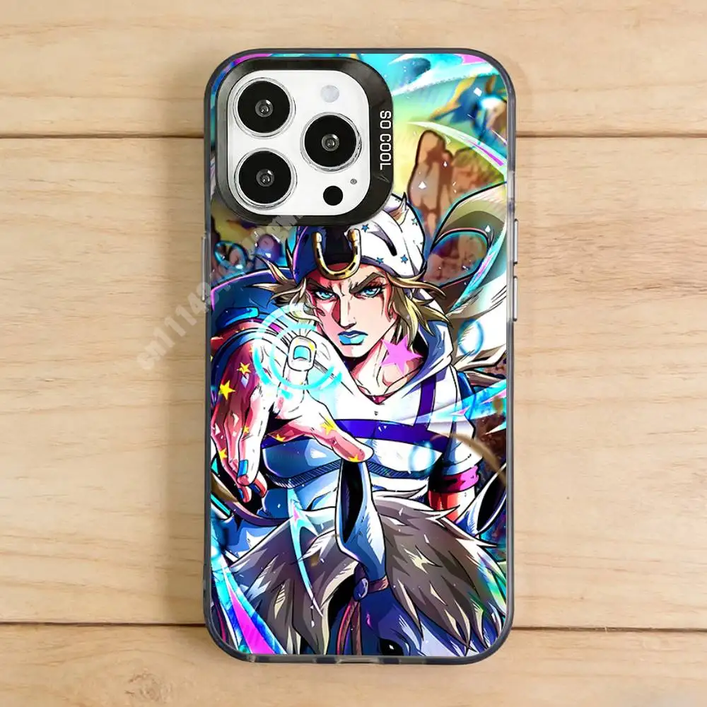Фото Чехол для телефона J-JoJo Part7 S-Steel B-Ball Run для iPhone 17 16 Pro Plus 15 14 13 Max Mini 12 11 X XS с защитным бампером Air Shield №3