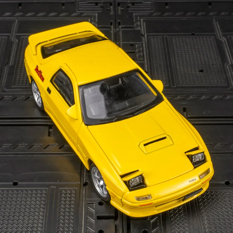 Фото 1:32 Моделирование Mazda RX-7, модель автомобиля из сплава, двери и капот двигателя, багажник может открыть имеет функцию звука и освещения. №2