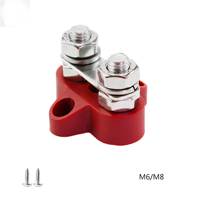 

12-48 в автомобильный RV яхта двойная Клеммная шпилька M6M8 модифицированные Общие аксессуары M10 болт проводки автомобильные электронные аксесс...