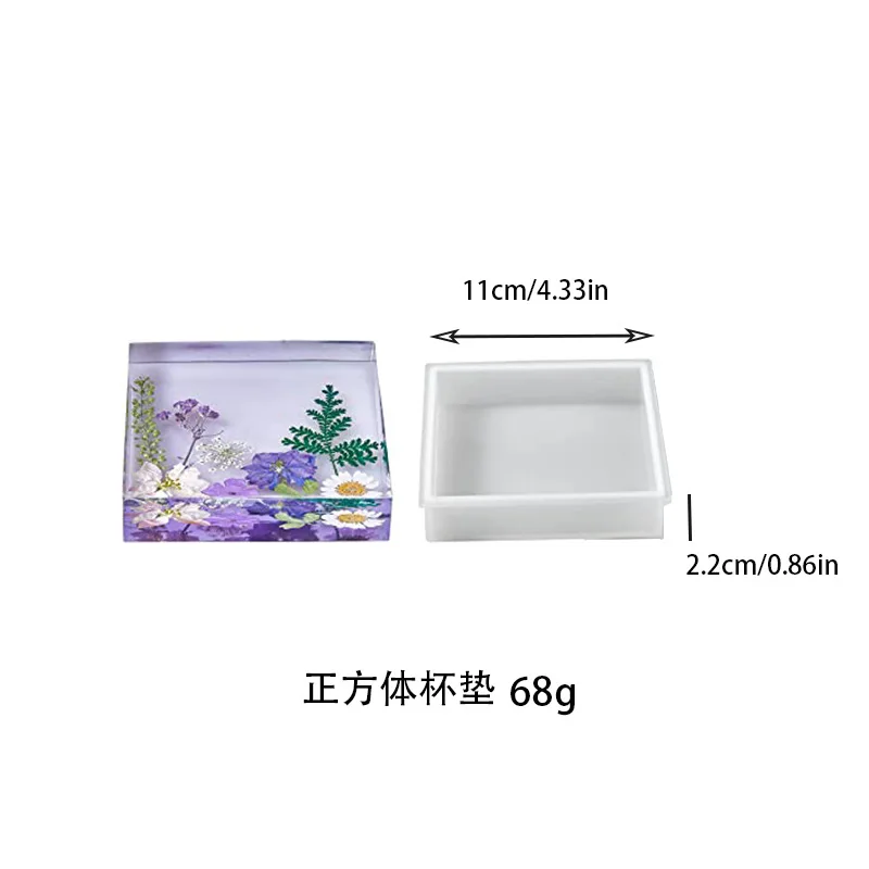 Подставки из смолы круглая искусственная кожа подставка для чашки рукоделие