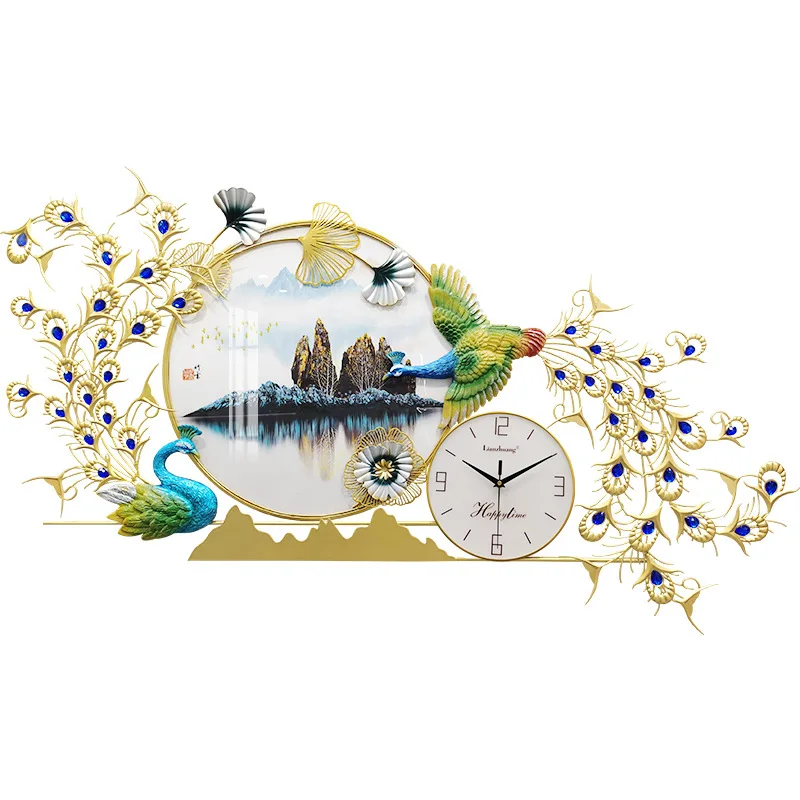 

Decorative Wall Clock Modern Design Living Room Decoration Home Mural Clocks Decor Watch Large 3d Format Led Decoraction Luxury