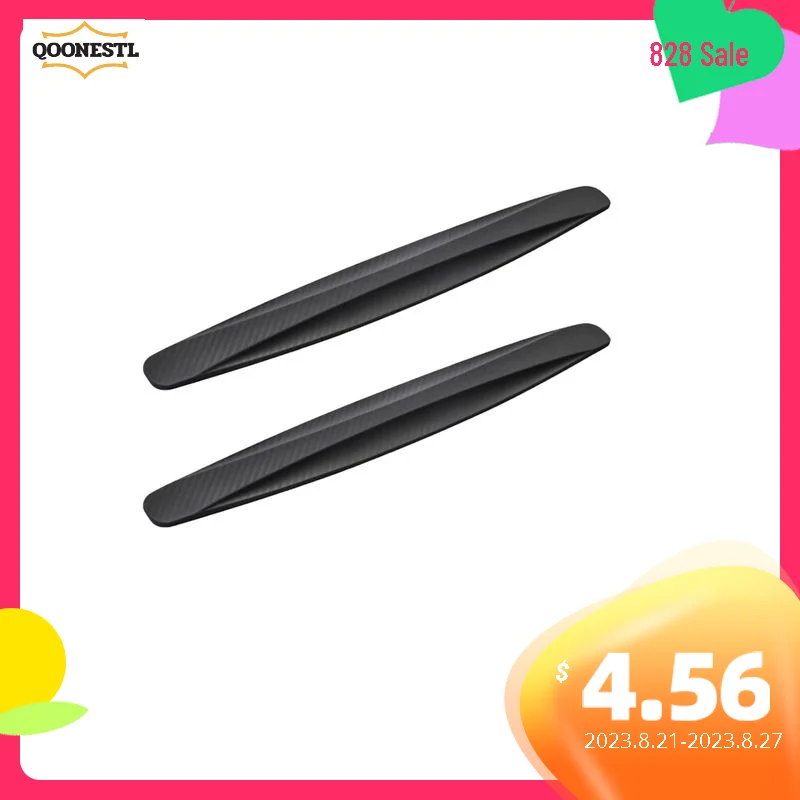 

2pcs/pack Protector Guard Front Rear Universal Side Exterior Trim Anti Collision Scratch Proof Car Bumper Strip Truck SUV PVC