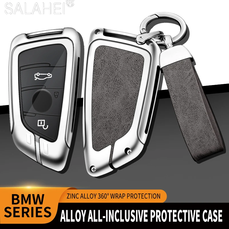 

Zinc Alloy Car Key Cover Case Holder Shell For BMW M X1 X3 X5 X6 X7 G20 G30 G11 F15 F16 G01 G02 F48 1 3 5 6 7 Series Accessories