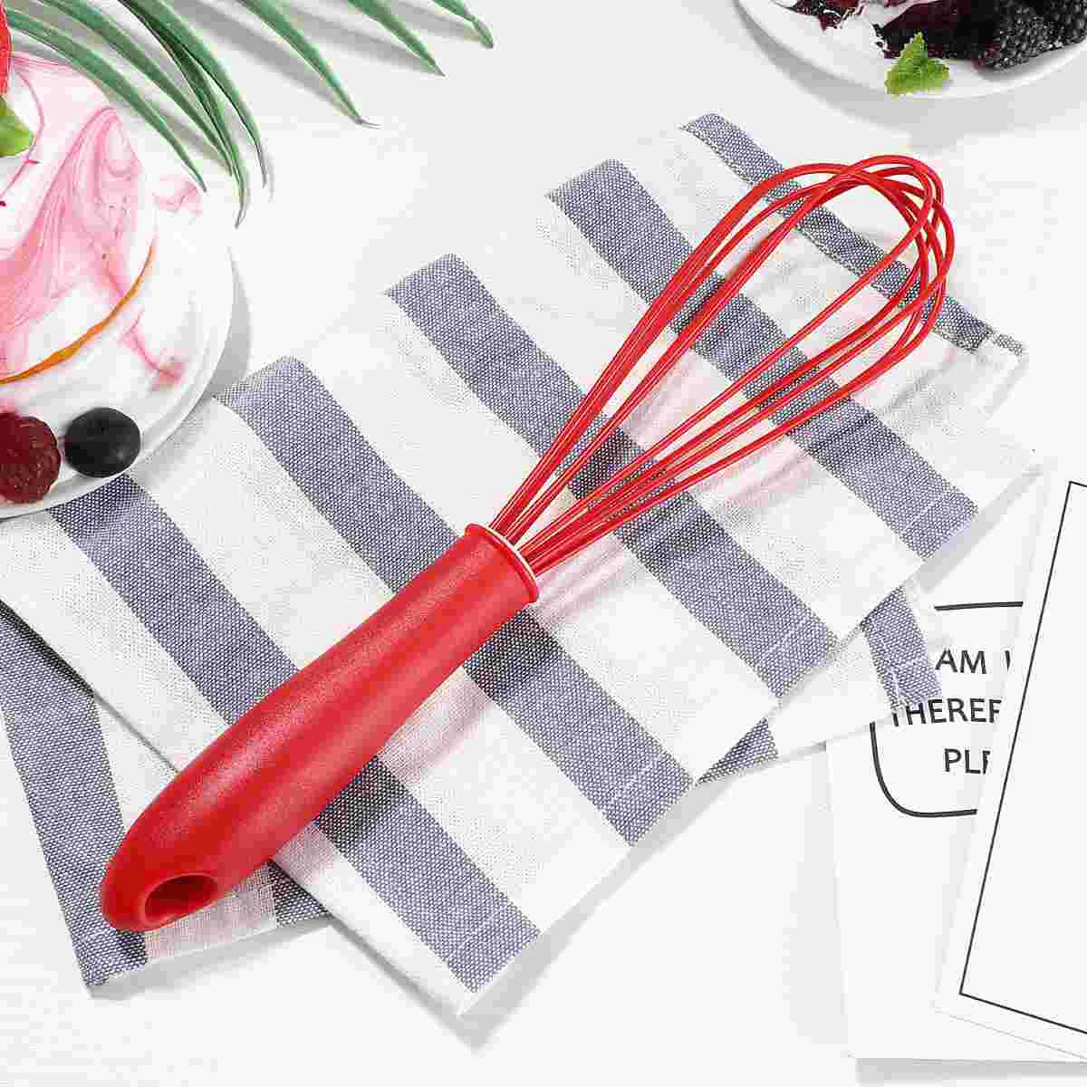 UPKOCH 10-дюймовый ручной миксер для яиц силиконовый воздушный шар венчик