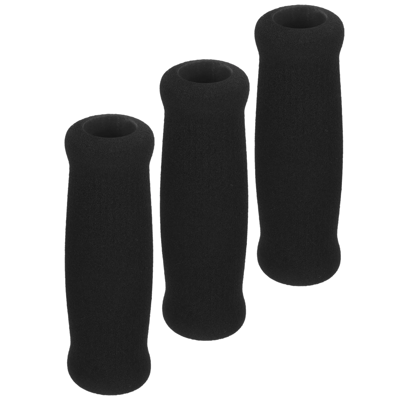 

3 Pcs Crutch Grips Handles Parts Mobility Aids Accessories Cane Sponge Anti-skid Wraps Elderly Chair