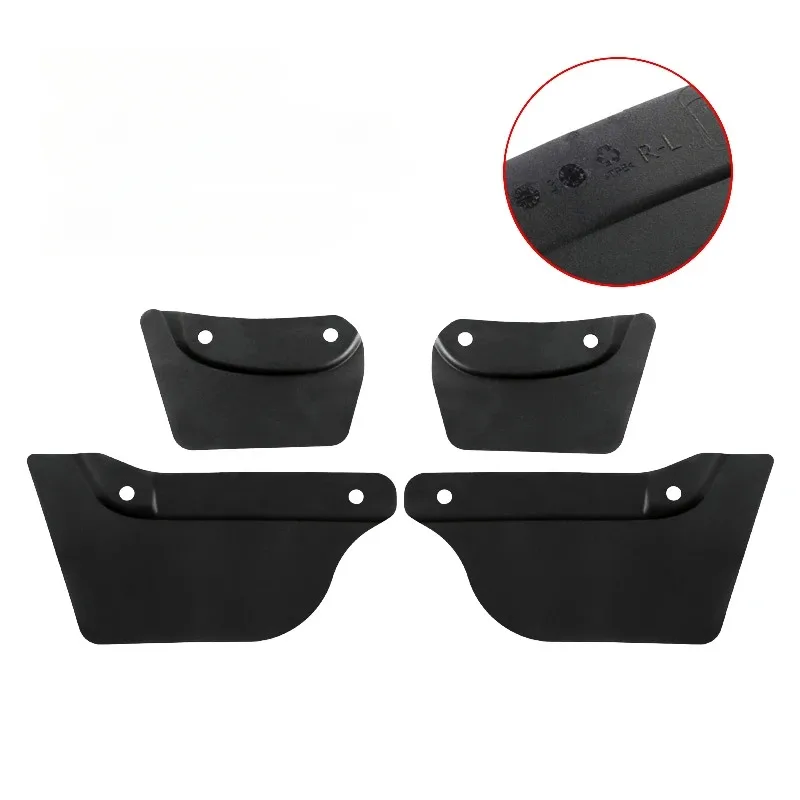 Брызговики Tesla 2024 New Model 3 Highland невидимые для колес ТПЭ грязевые крылья аксессуары