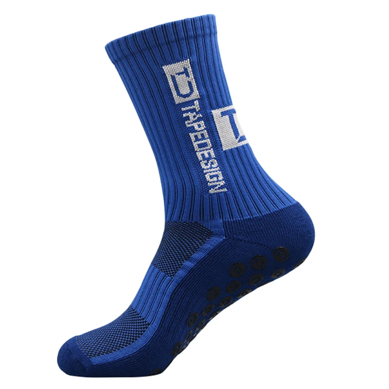 TDTAPEDESIGN 2023 New ANTI SLIP Football Socks Mid Calf Non Slip Soccer Cycling Sports Socks Mens Warm Sock EU38-44