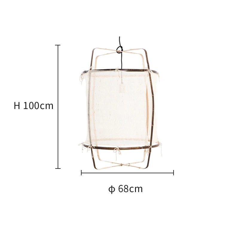 

Подвесная лампа HomeLover Ay Illuminate, льняная, белая