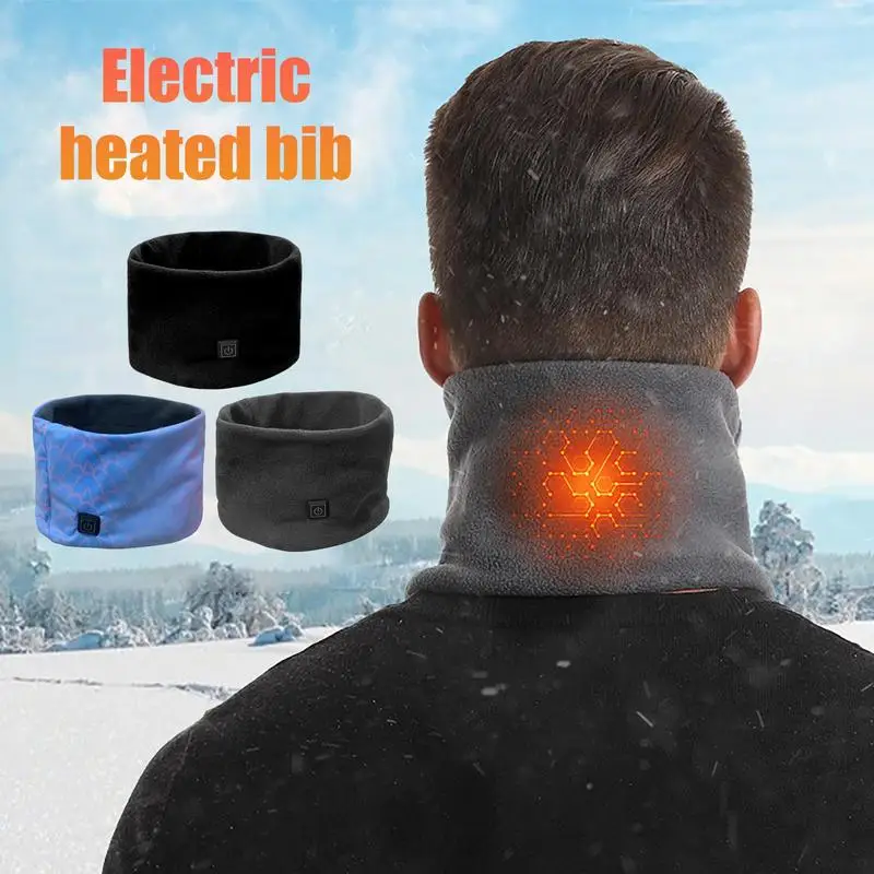 

Outdoor Warm Electric Heating Scarf Heating Pads Three Gear Regulation USB Heater Heating Thermal Shawl Neck Brace Warm Bib