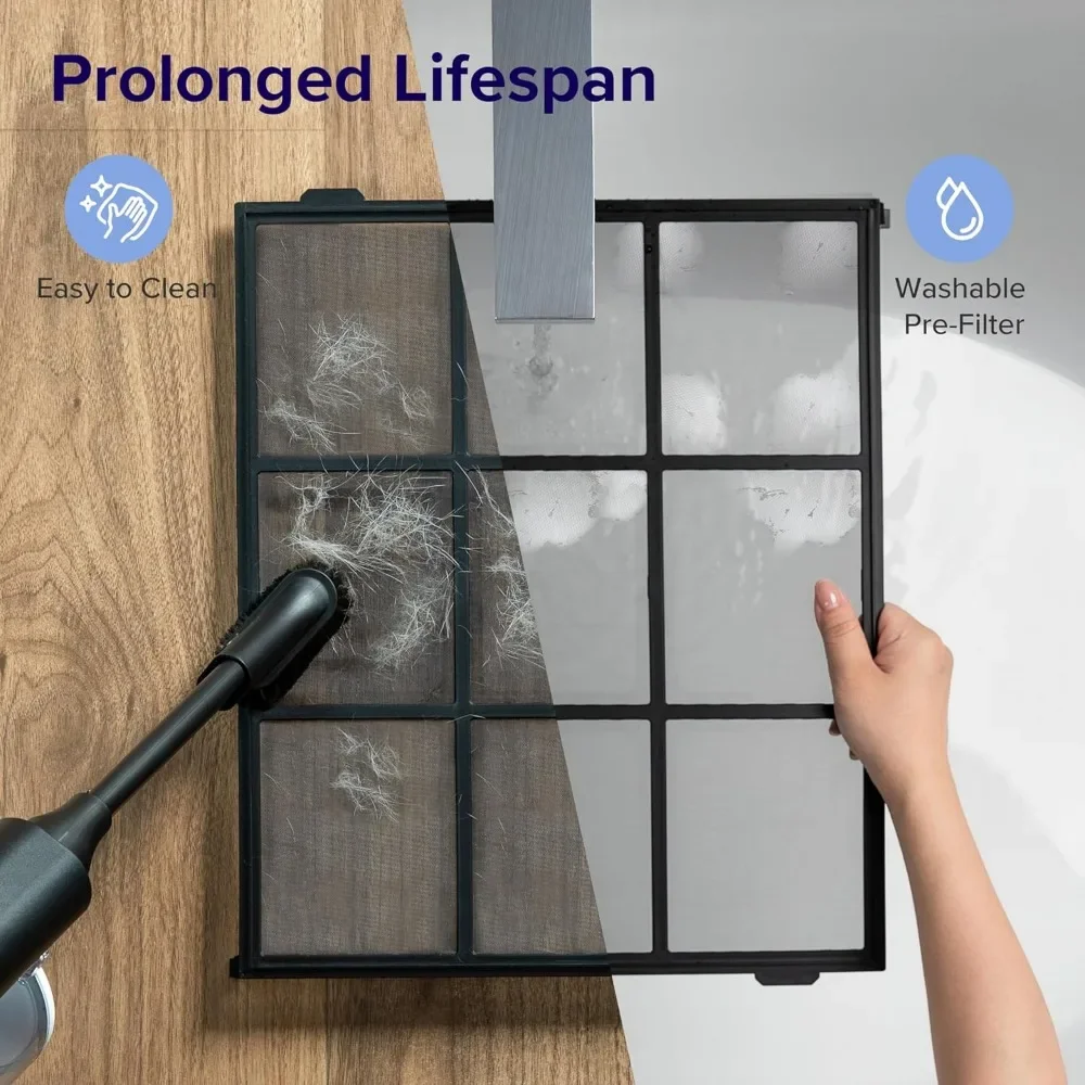 Очистители воздуха для больших помещений до 1800 футов 2 в 1 часа с моющимися