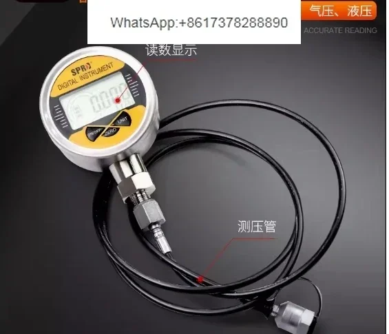 precyzyjny manometr z wyświetlaczem cyfrowym pilot koparki pompa hydrauliczna miernik kombinowany inteligentny cyfrowy