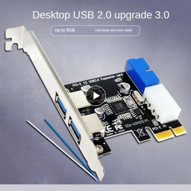 

Easy To Install Run Fast Pci-2 Interface Anti-oxidation Usb3.0 Adapter Card High-speed Computing Strong Conductivity 80g Pic
