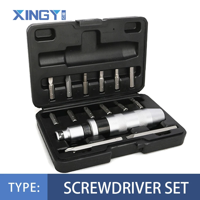 

Impact Screwdriver Bits Set 15Pcs S2 Alloy Steel Hexagon Phillips Slotted Heavy Duty Shock Screw Kits Repair Hand Tools