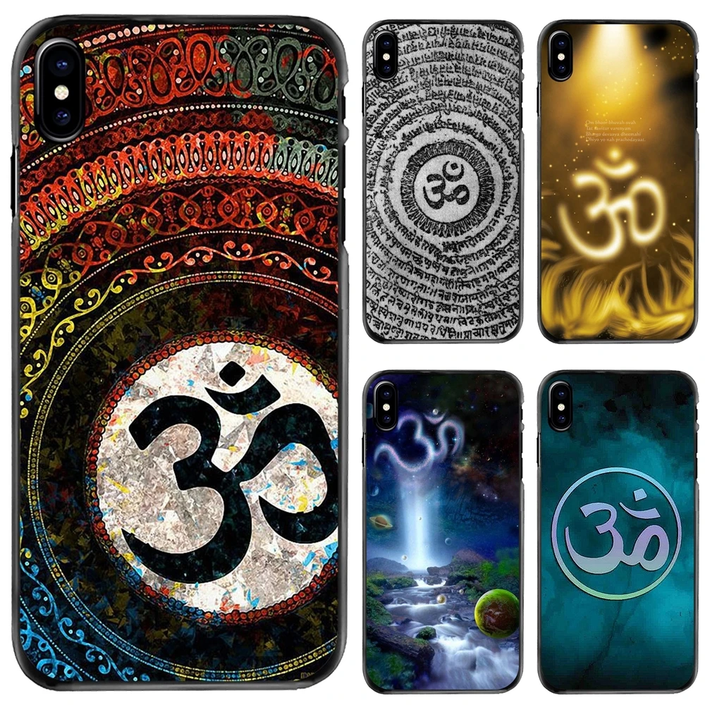 

Hard Phone Shell Case Aum Om Symbol Yoga For Apple iPhone 11 12 13 14 Pro MAX Mini 5 5S SE 6 6S 7 8 Plus 10 X XR XS