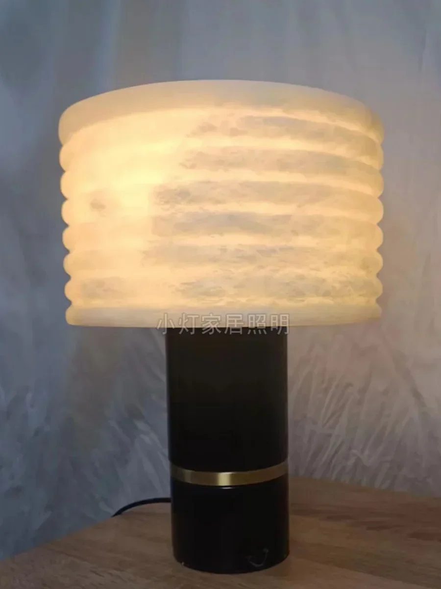 Новая китайская мраморная декоративная лампа для гостиной Современная Простая