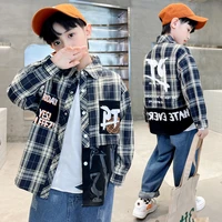 boys babys blouse coat jacket outwear 2022 black spring autumn overcoat top party high quality childrens clothing