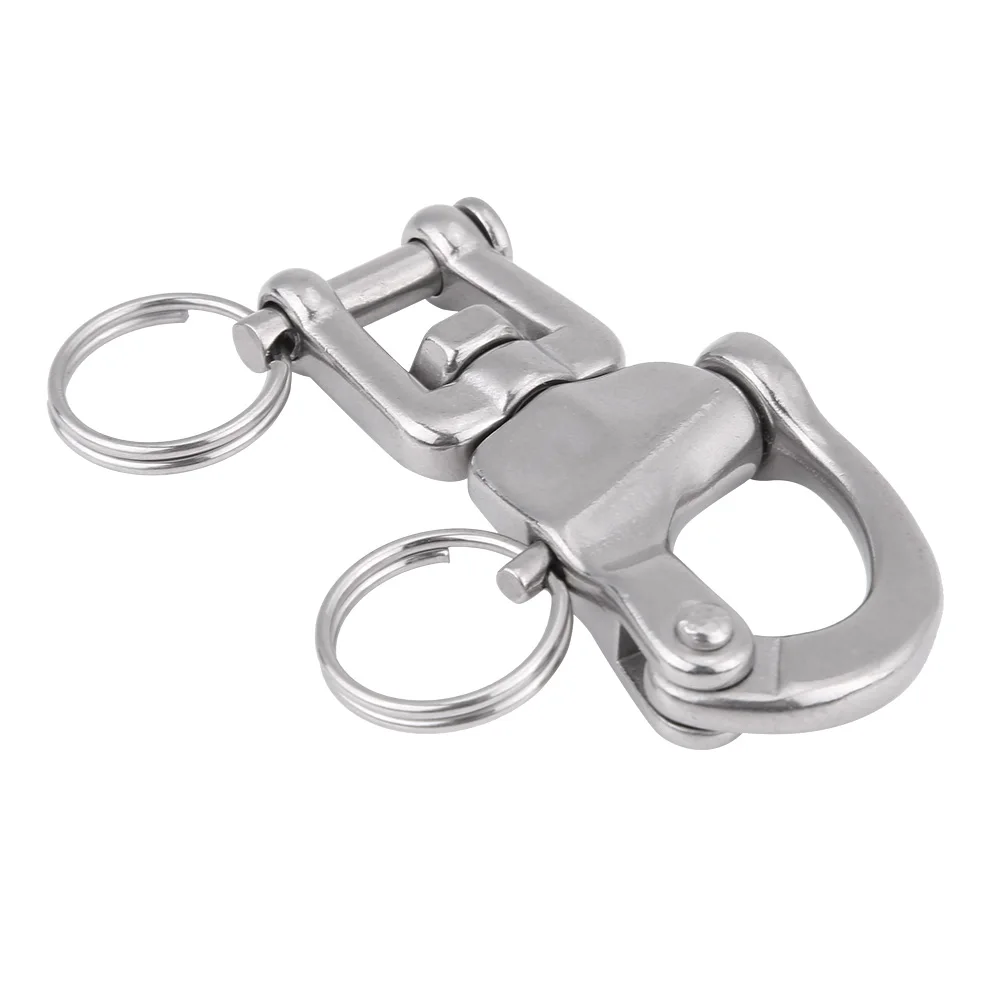 

316 Stainless Steel Jaw Swivel Snap Shackle for Sailboat Spinnaker Halyard 01# Snap Shackle Snap Shackle Snap Shackle