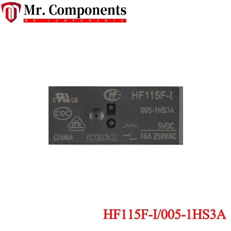5 шт. HF115F HF115F-I/005-1HS3A 012-1HS3A 005-1HS3A В постоянного тока 12 16 А 6-контактное силовое реле