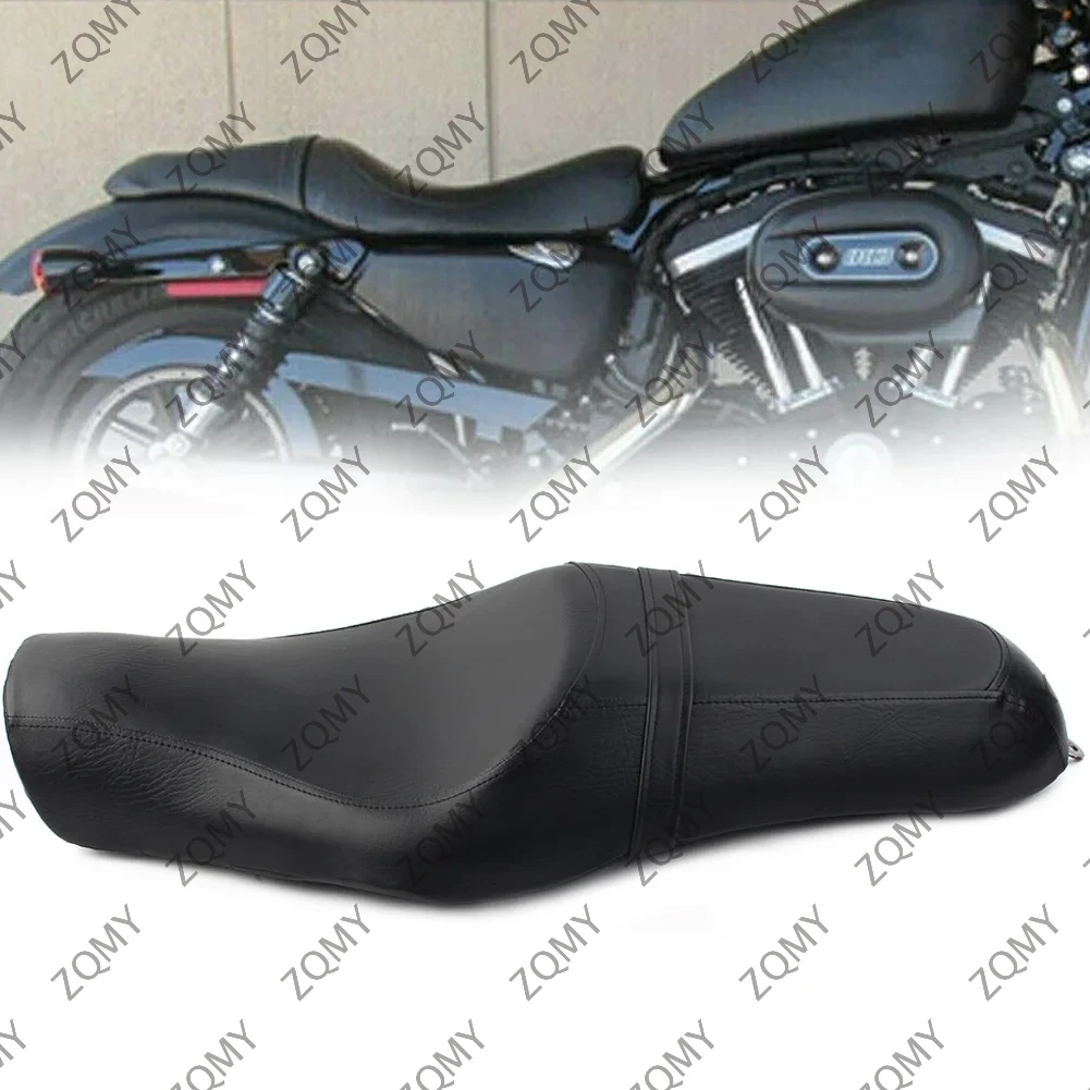 

Сиденье водителя и пассажира мотоцикла для Harley Davidson Sportster 883 XL1200 Iron 48 72, изготовленное на заказ
