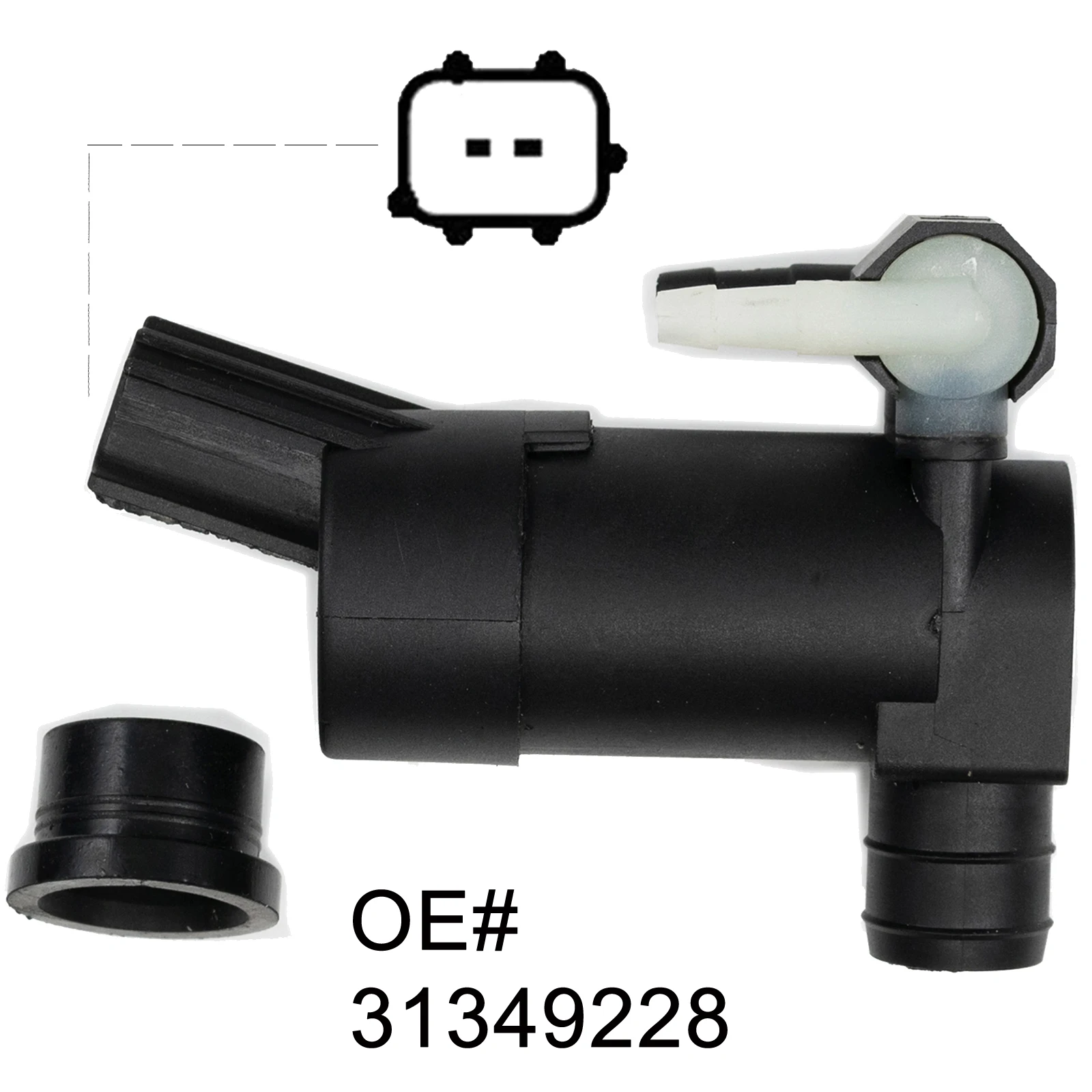 

Xukey, насос омывателя переднего и заднего стеклоочистителя для Volvo XC90 V70 C30 V50 Hatchback Estate 2005 2006 2007, двойной выпуск