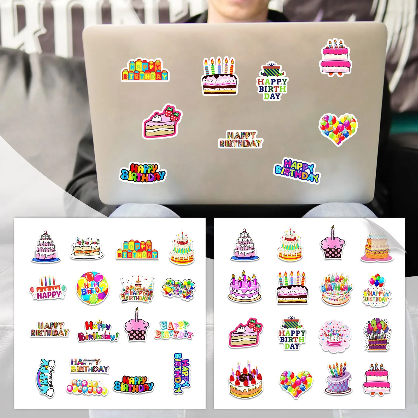 

Наклейка для багажа, холодильника, бутылки с водой, 50 шт.