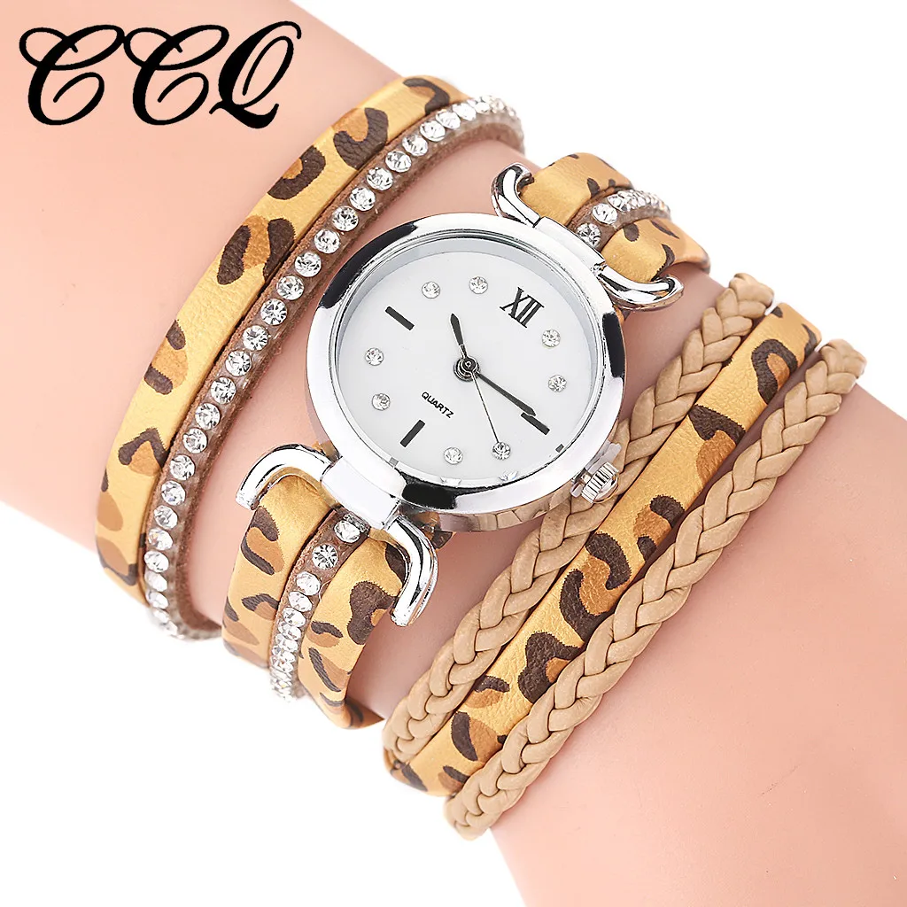 

Wide Watch Band Watch for Small Wrist Men Women Vintage Leopard Print Bracelet Dial Wide Watch Band Watch for Small Wrist Men