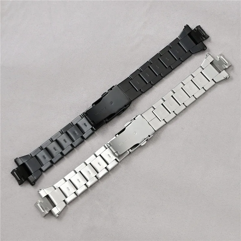 Фото Твердый ремешок из нержавеющей стали для Casio G-Shock серии GST-B400, металлический браслет для часов, мужской модифицированный быстросъемный браслет, аксессуары №2