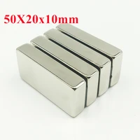 super strong neodymium magnet n50 50 x 20x 10mm cuboid rare earth big neodymium block magnetic 502010