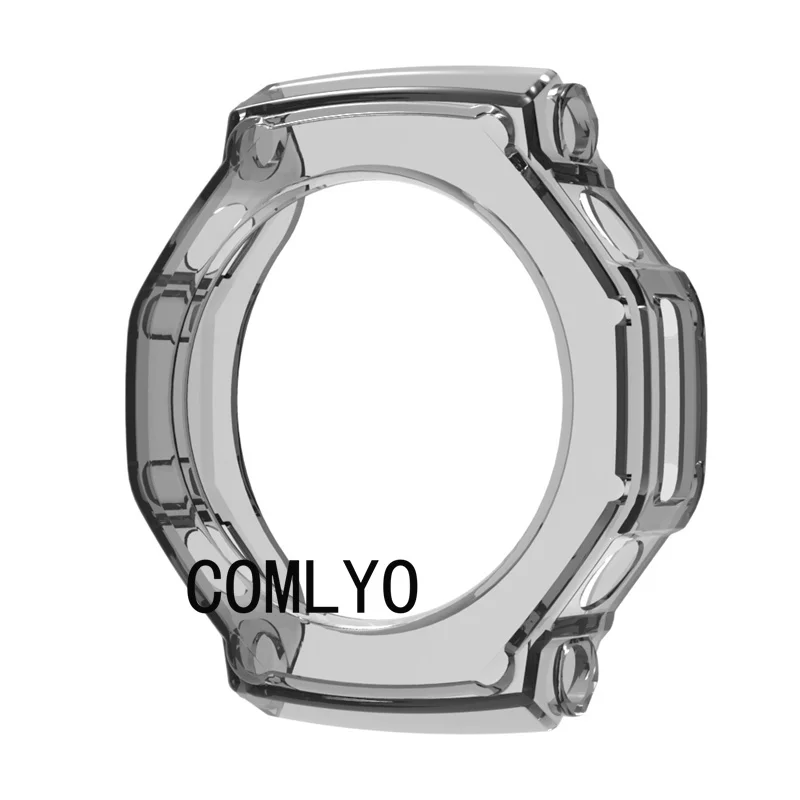 Для Amazfit T-rex 3 T rex чехол для умных часов защитный бампер мягкий полукрышка из ТПУ