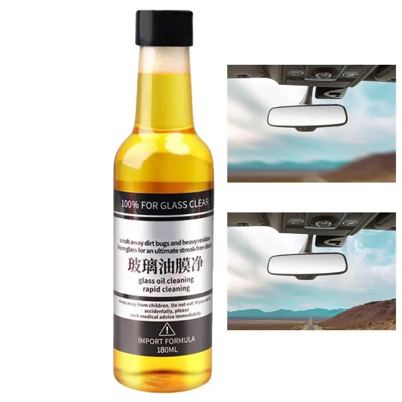 

Glass Oil Film Remover Universal Automotive Windshield Cleaner Glass Film Polishing Agent Portable Auto Window Cleaning Tool